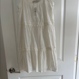 Loft Eyelet Sundress size Large new with tags